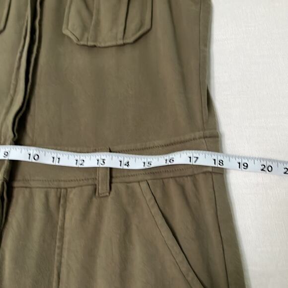 Acacia basics hollywood jumper. Color: Olive. 100% cotton. Cuffed ankles. Size S - Picture 5 of 7